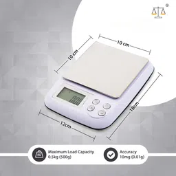 COHEL DM-3, 500 x 0.01 Gr. High Definition Jewellery, Lab Balance Scale Weighing Scale image 2
