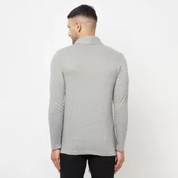 risemax Men Asymmetric Full Sleeve Grey Shrug image 2