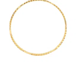 Jewar Mandi Set Of 2 Gold Plated Silver Etching Work Bangles image 4