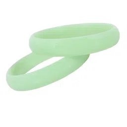 NMII Set Of 2 Simple Glass Kada Bangles image 4