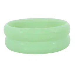 NMII Set Of 2 Simple Glass Kada Bangles image 5