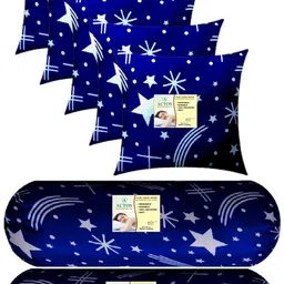 actos Combo Set Of 5 Cushion And 2 Microfibre Nature Bolster Pack of 7-picture-16
