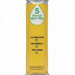 ecopure PP Spun 10 Inch Filter Cartridge for RO Filter Kit and Purifiers Solid Filter Cartridge image 2