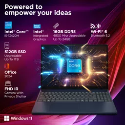 Lenovo IdeaPad Slim 3 Intel Core i5 13th Gen 13420H - (16 GB/512 GB SSD/Windows 11 Home) 15IRH10 Thin and Light Laptop image 4