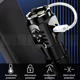 marrone LED Mini Torch Light, Bright Hand Mini LED Torch LED Spot Light image 5