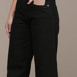 m moddy Women Straight Fit High Rise Black Jeans image 3