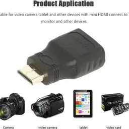ULTRABYTES Mini HDMI adapter, HDMI female to Mini HDMI Male Connector Gaming Adapter image 3
