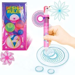 daizens Spirograph Geometric Ruler For Students Drawing |Art-Geometry Stencil | Ruler-picture-10