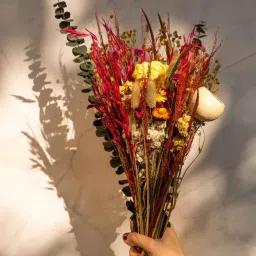 artecasa Vintage Charm Multicolour 1 Bunch Natural Dried Flowers image 1