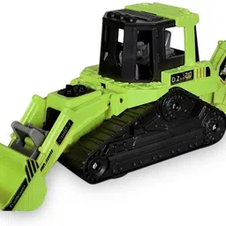 aadhvya Construction Realistic 2 in 1 Excavator Bulldozer Truck for Kids image 1