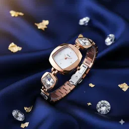 moover Analog Watch - For Women STONsqr-slvr-j1 image 4