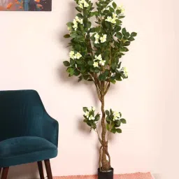 arick decor Artificial Bougainvillea Flowers Plants with Pot-picture-35