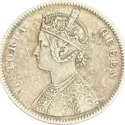 numisg 1862 Silver One Rupee 4 Pineapples Victoria Queen X Rare British India Coin Medieval Coin Collection-picture-21