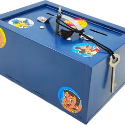 Tijori Piggy Bank for Kids with Lock and 2 Keys H Coin Bank-image-73