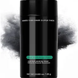 Hair Building Fibers – Natural Black – Fills For Womens Nbdn Medium Hair Volumizer Powder-image-48