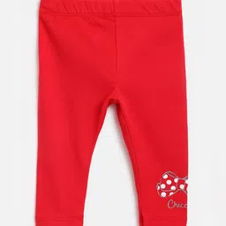 Chicco Infant Girls Red Solid Ankle-Length Leggings-picture-46