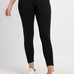 Status Quo Women Black Solid Treggings-picture-21
