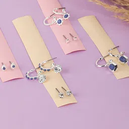 Accessorize Set Of 6 Contemporary Studs Earrings image 1