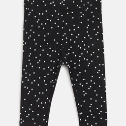 Chicco Girls Black & White Polka Printed Cotton Leggings-picture-10
