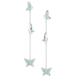 SWAROVSKI MP Lilia:PE Chain BLU/RHS Earrings-picture-45