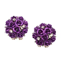 DressBerry Gold-Plated Contemporary Studs Earrings-picture-16