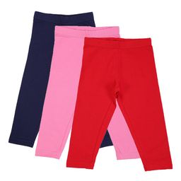 Bodycare Kids Infants Girls Pack Of 3 Cotton Leggings-picture-11