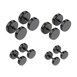 KARISHMA KREATIONS Unisex Set of 4 Contemporary Studs Earrings-picture-36
