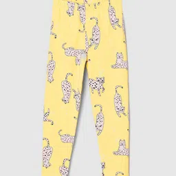 max Girls Printed Ankle Length Leggings-image-74