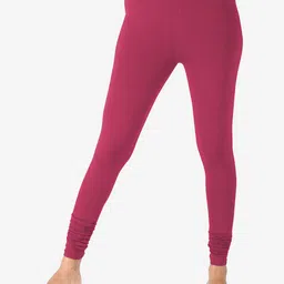 indian flower Women Churidar Length Leggings-image-17