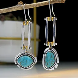 Yellow Chimes Contemporary Drop Earrings-picture-34