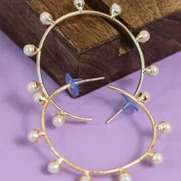 DressBerry Circular Hoop Earrings-picture-28