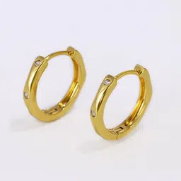 MYKI Gold-Plated Circular Hoop Earrings-picture-42