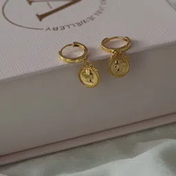Anushka Jain Jewellery Gold Plated 925 Sterling Silver Hoop Earrings-picture-43