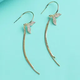 DressBerry Gold-Plated Contemporary Drop Earrings-picture-37