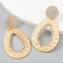 Bellofox Gold-Tone Contemporary Drop Earrings-picture-21