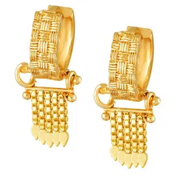 Vighnaharta Gold-Plated Hoop Earrings-picture-23