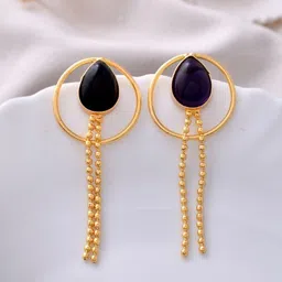 VOJ Circular Drop Earrings-picture-29