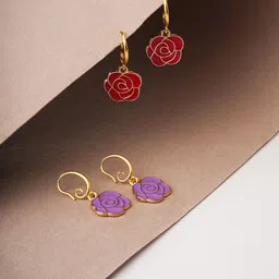 EL REGALO Pack of 2 Drop Earrings-image-9