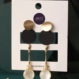 Jazz and Sizzle Set Of 2 Gold-Plated Drop Earrings-picture-54