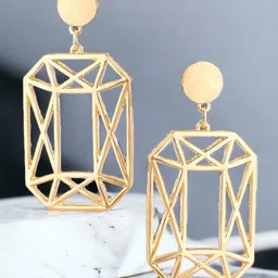 DressBerry Geometric Drop Earrings-image-44
