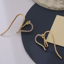 VAGHBHATT Heart Shaped Drop Earrings-picture-31
