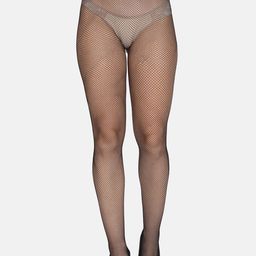 mod & shy Women Black Fishnet Design Pantyhose Stockings-picture-28
