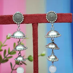 Ozanoo Silver-Plated Jumkas-picture-40