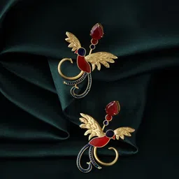 CELEBRAVO Brass-Plated Animal Shaped Drop Earrings-picture-24