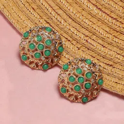 Anouk Gold Plated Studs Earrings-picture-36