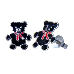 Abhooshan Girls 92.5 Sterling Silver Contemporary Studs Earrings-image-80