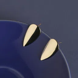 SOHI Gold-Plated Contemporary Stud Earrings-picture-20