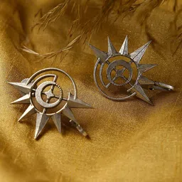 SOHI Silver-Plated Contemporary Studs Earrings-picture-36