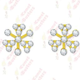 Comet Busters Gold-Plated Stone Studded Non Piercing Sticker Self Adhesive Studs Earrings-picture-42