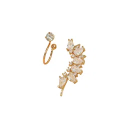 Goho Set of 2 Stone Studded Earcuffs image 2
